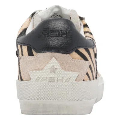 Ash Contemporary Low Top Sneakers With Contrast Panels In Black