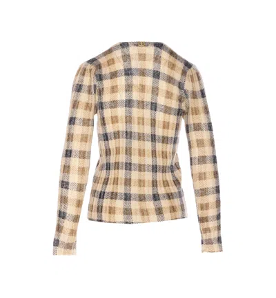 Twinset Sweaters Brown In Multi