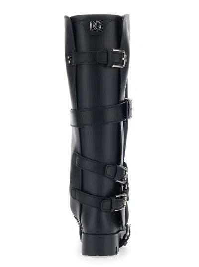 Dolce & Gabbana Dolce&gabbana Women Buckle Boots In Black