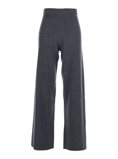 Fabiana Filippi Elasticated-waist Trousers In Gray