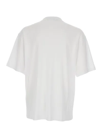 Jacquemus Crew Neck Short Sleeve Fitted T-shirt In White