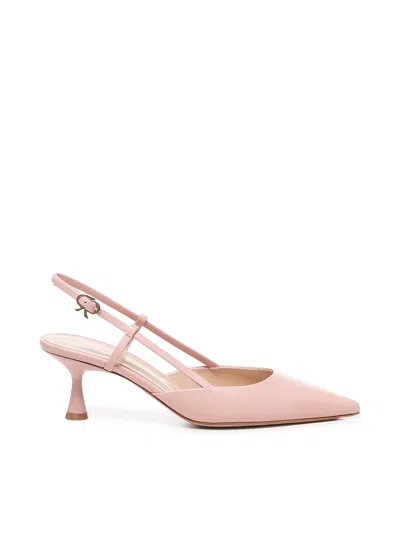 Gianvito Rossi Isabel Marant Milendi Printed Silk Skirt In Pink