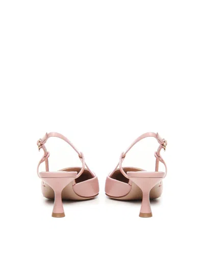 Gianvito Rossi Isabel Marant Milendi Printed Silk Skirt In Pink