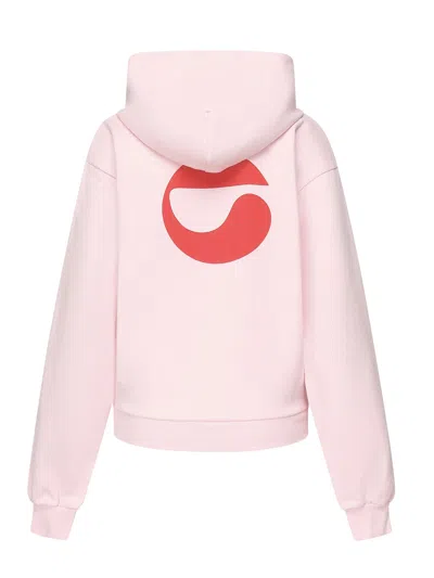 Coperni Hoodie With Logo In Pink
