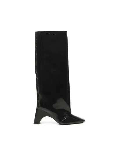 Coperni Black Rubber Boots In Black