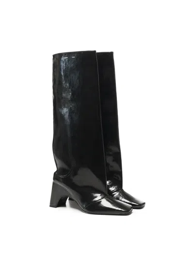 Coperni Black Rubber Boots In Black