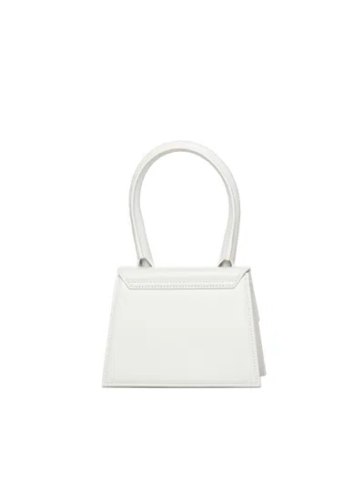Jacquemus Women's Le Chiquito Moyen Leather Bag In White