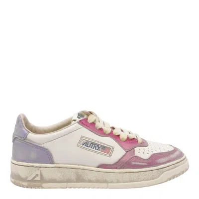 Autry Low Top Sneakers Contrasting Inserts In Multi