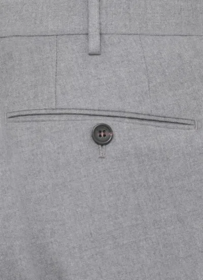 Incotex Slim Fit Chino Trousers In Gray