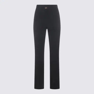 Twinset Pantalone Vita Alta Tecno Nero
