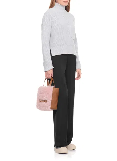 Marni Luxurious Handbag Featuring Removable Strap In Pink