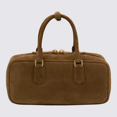 Miu Miu Brown Leather Arcadie Crossbody Bag In Brown