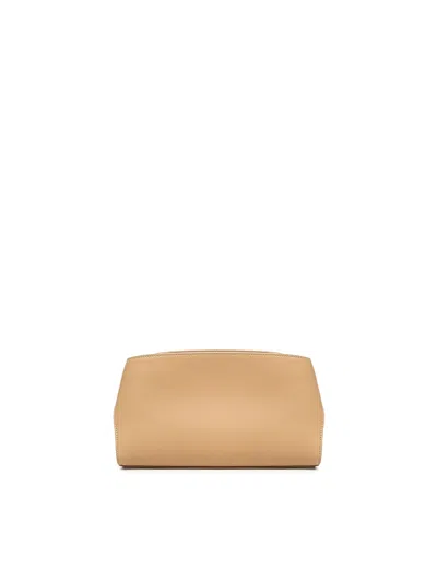 Ferragamo Mini Hug Shoulder Bag In Sand