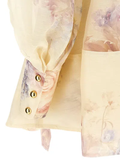 Zimmermann Hypnotic Utility Mini Dresses Pink In Multi