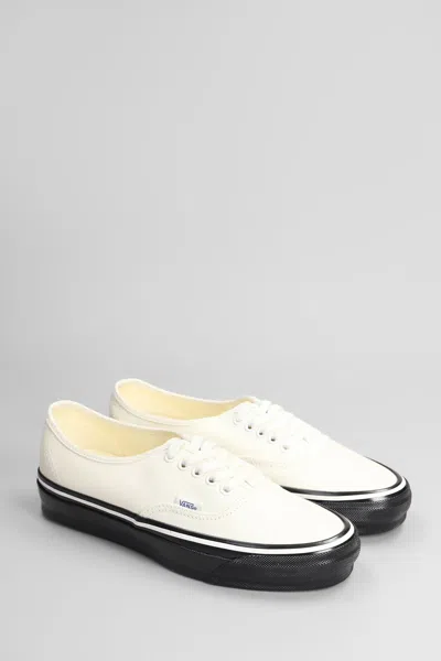 Vans Lx Authentic 44 Sneakers In White Canvas In White