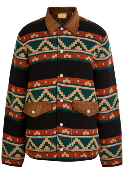 Guest In Residence Western Industry Quilted Wool And Cashmere-blend Jacket In Multi