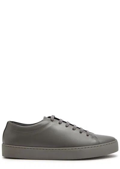 Jak Royal Leather Sneakers In Gray