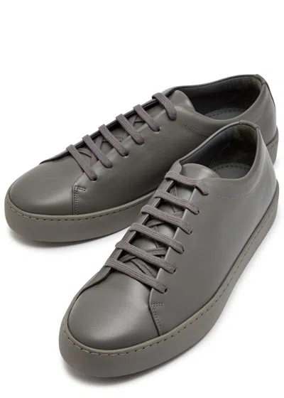 Jak Royal Leather Sneakers In Gray