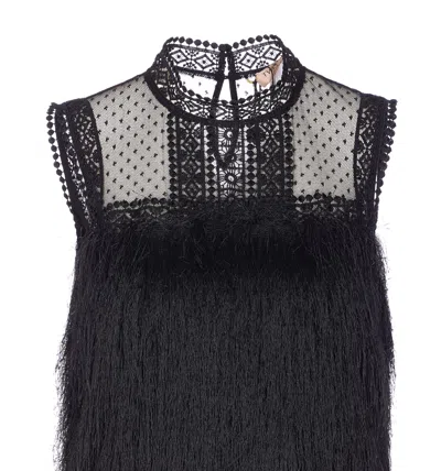 Twinset Vestido De Cóctel - Negro In Black