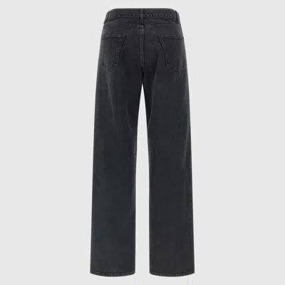 The Row Five-pocket Denim Trousers Featuring Belt Loops In Black