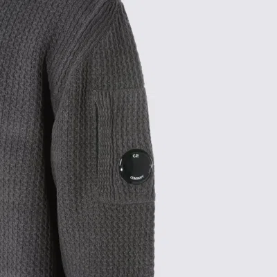 C.p. Company Sweatshirt C. P. Company Men Color Charcoal In Gold