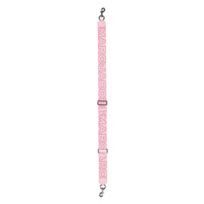 Marc Jacobs The Outline Logo Bag Strap In Pink