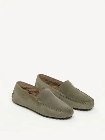 M. Gemi The Felize Shearling In Green