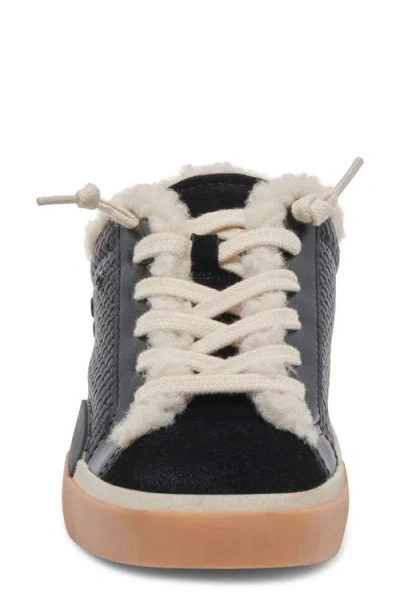 Dolce Vita Womens Slip On Lace Up Slip-on Sneakers In Black