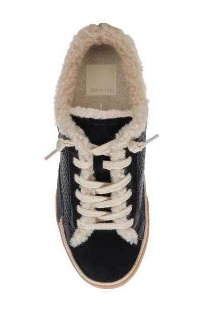 Dolce Vita Womens Slip On Lace Up Slip-on Sneakers In Black