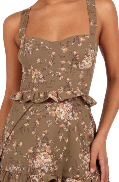 Petal And Pup Petal & Pup Lillee Tiered Maxi Dress In Brown