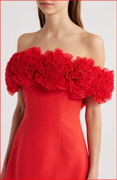 Sonya Moda Nahla Rosette Off The Shoulder Cocktail Minidress