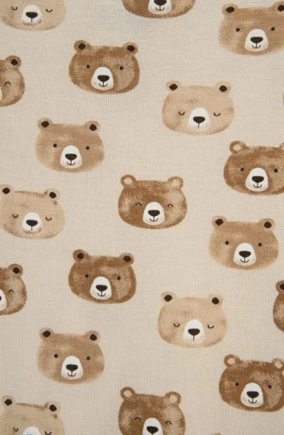 Little Me Bear Faces Footie In Neutral