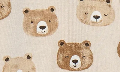 Little Me Bear Faces Footie In Neutral