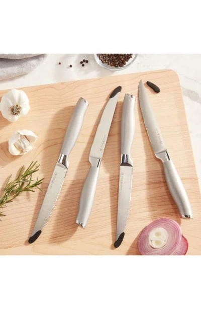 Henckels Cutlery Modernis 4-piece Steak Knife Set In Silver