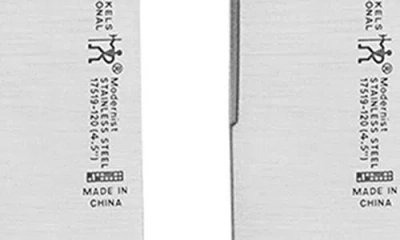 Henckels Cutlery Modernis 4-piece Steak Knife Set In Silver