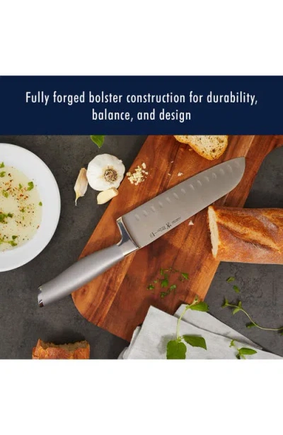 Henckels Cutlery Modernist 13-piece Knife Block Set In Silver