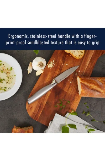 Henckels Cutlery Modernist 13-piece Knife Block Set In Silver