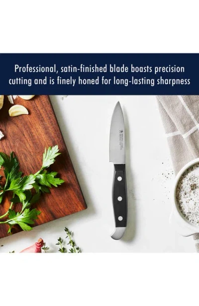 Henckels Cutlery Statement 12-piece Knife Block Set In Black