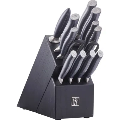 Henckels Cutlery Graphite 13-piece Knife Block Set In Gray