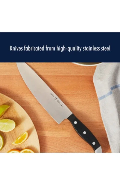 Henckels Cutlery Statement 20-piece Self-sharpening Knife Block Set In Black