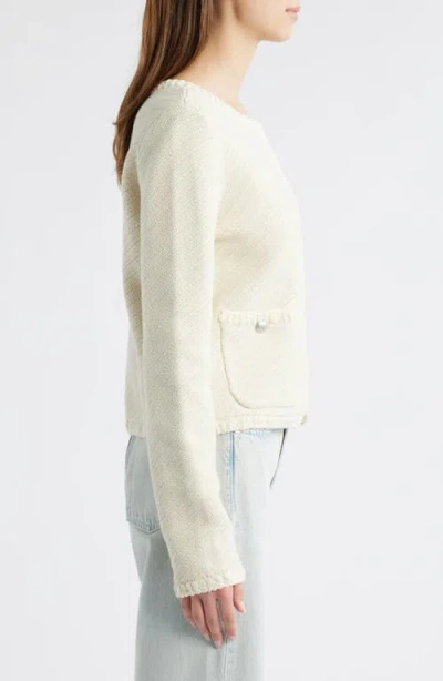 Rag & Bone Claire Tailored Cardigan In Gray