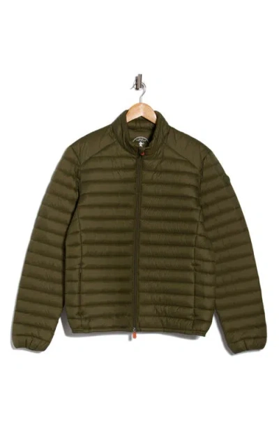 Save The Duck Francesco Packable Jacket In Green