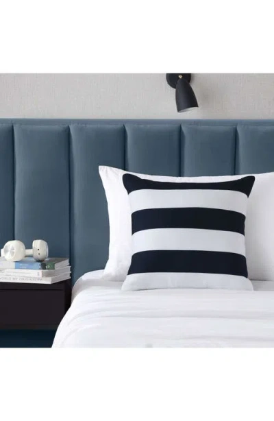 Nautica Sailor Stripe Printed Square Decorative Pillow, 18" X 18" In Multi