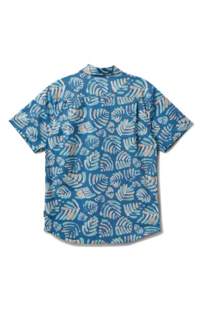 Quiksilver Men's Shades Classic Stretch Woven Shirt In Blue