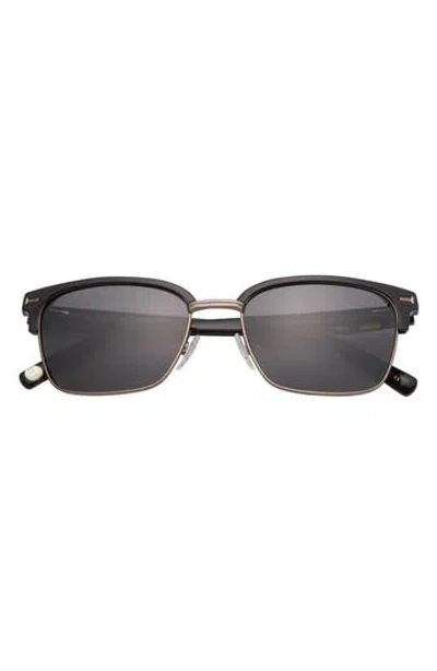 Ted Baker 55mm Polarized Square Sunglasses In Black
