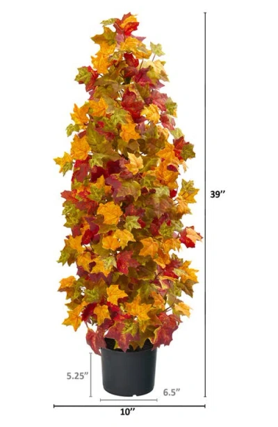 Nearly Natural 39-inch Autumn Maple Artificial Tree In Multi