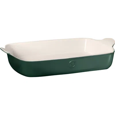 Emile Henry Hr Modern Classics Extra Large Rectangular Baker, 17.75" X 11" In Green