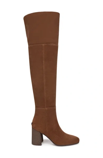 Circus Ny By Sam Edelman Women's Brigid Wide-calf Over-the-knee Block-heel Boots In Brown