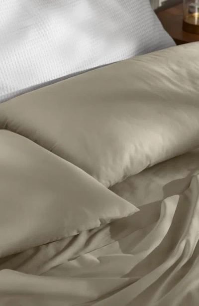 Boll & Branch Percale Hemmed Sheet Set In Brown