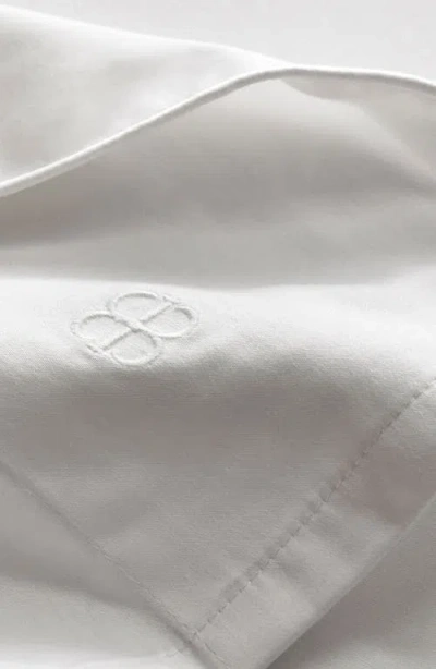 Boll & Branch Signature Piped Edge Sheet Set In White